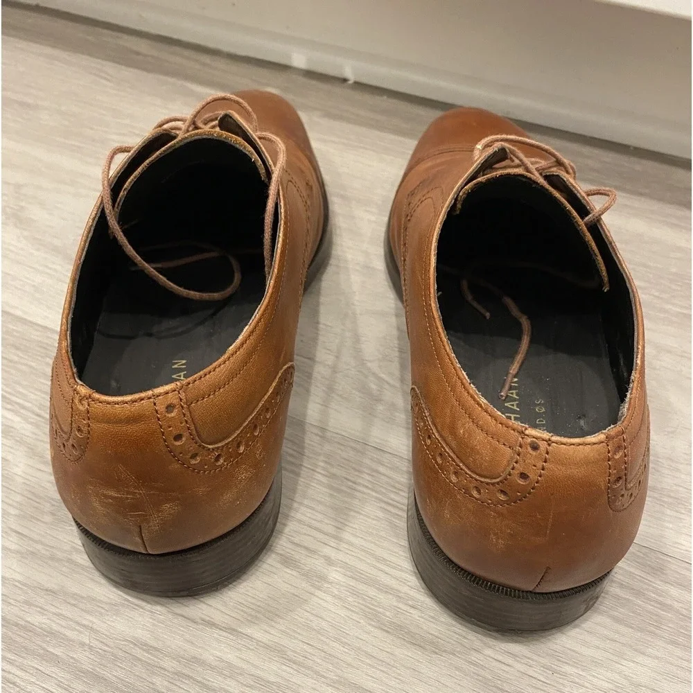 Cole Haan Men's Dress Shoes Jefferson Grand Cap‎ Toe Oxford C23791 Size 11 M